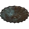 Ekena Millwork Shakuras Ceiling Medallion (Fits Canopies up to 1 3/8"), 9"OD x 1 3/8"P, Bronze Blue Patina CM09SHBBS - alternate 2